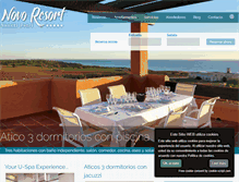 Tablet Screenshot of novoresort.com